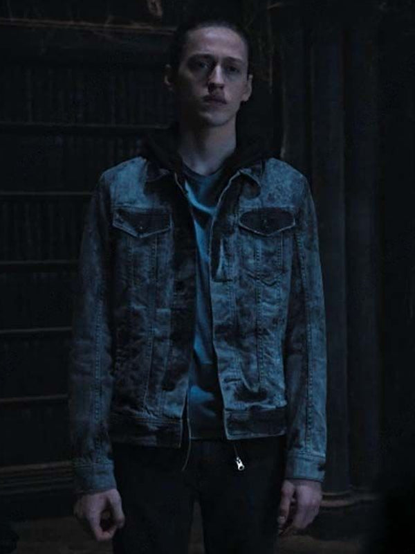 Percy Hynes TV Series Wednesday Xavier Thorpe Denim Jacket