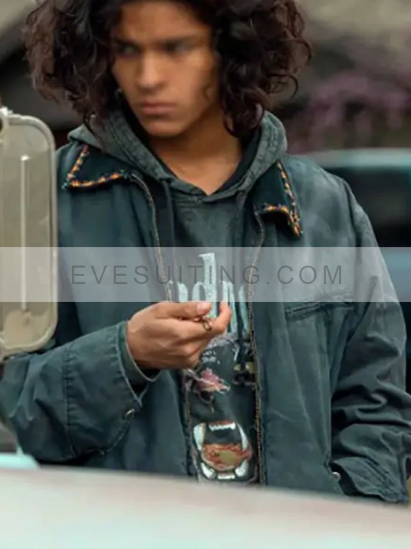 Reservation Dogs Bear Smallhill Grey Cotton Jacket