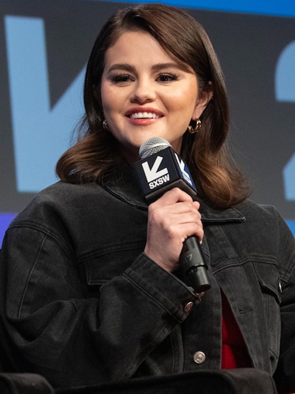 SXSW Festival Black Denim Jacket