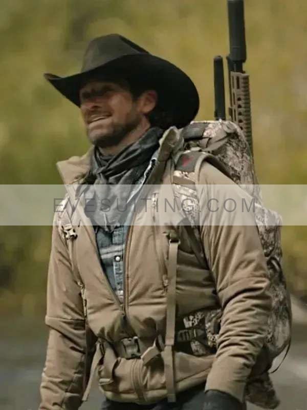 TV Series Yellowstone Ryan S05 Ian Bohen Cotton Beige Jacket