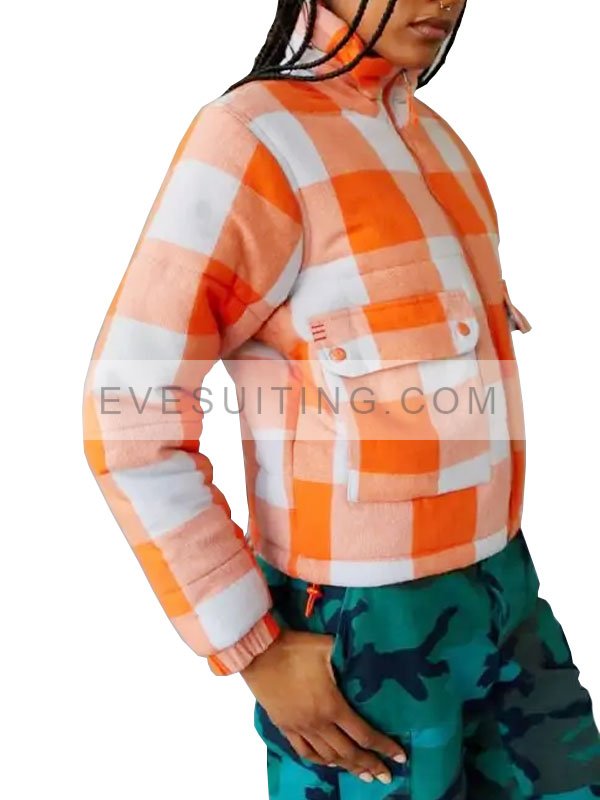 The Chi S05 Hannaha Hall Checkered Puffer Jacket