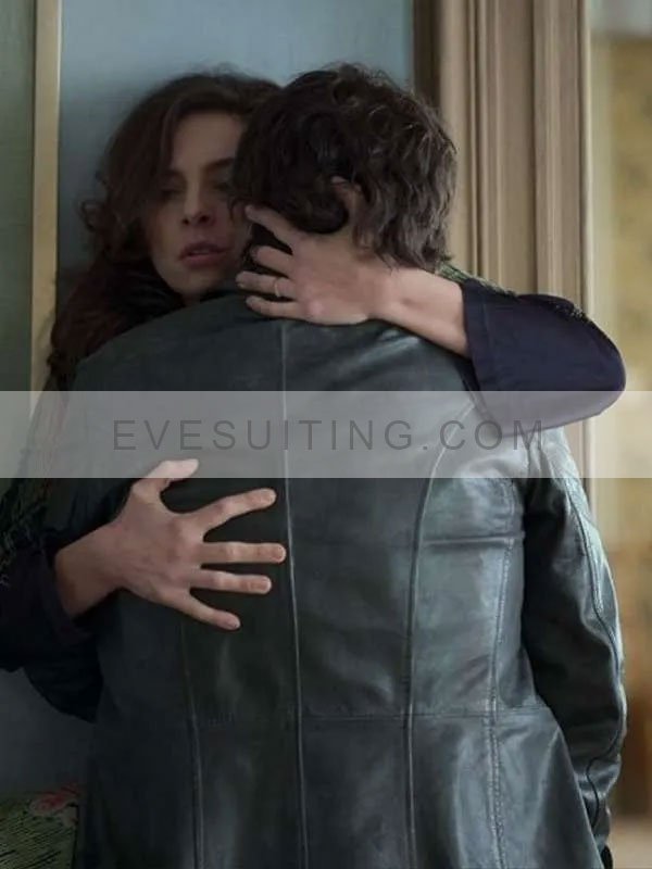 Tommaso Leather Trench Coat