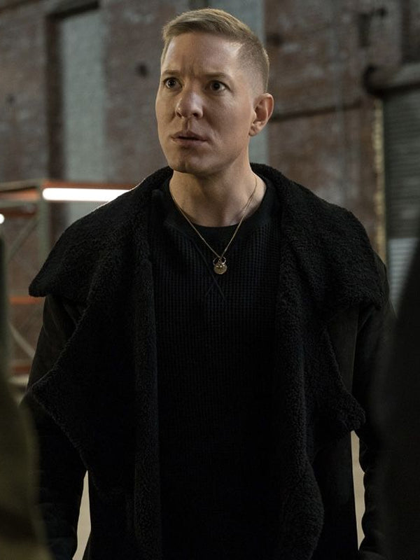 Tommy Egan Black Wool Trench Coat