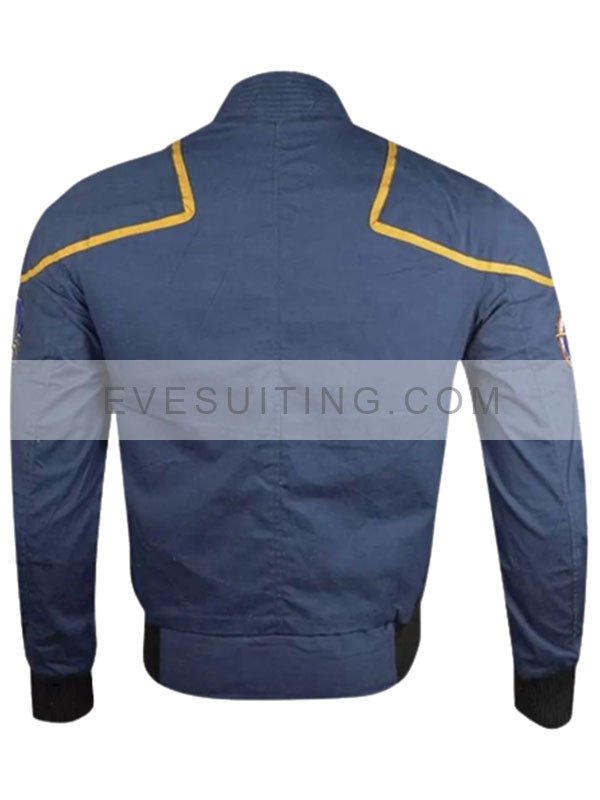 Tv Series Star Trek Enterprise Blue Flight Jacket