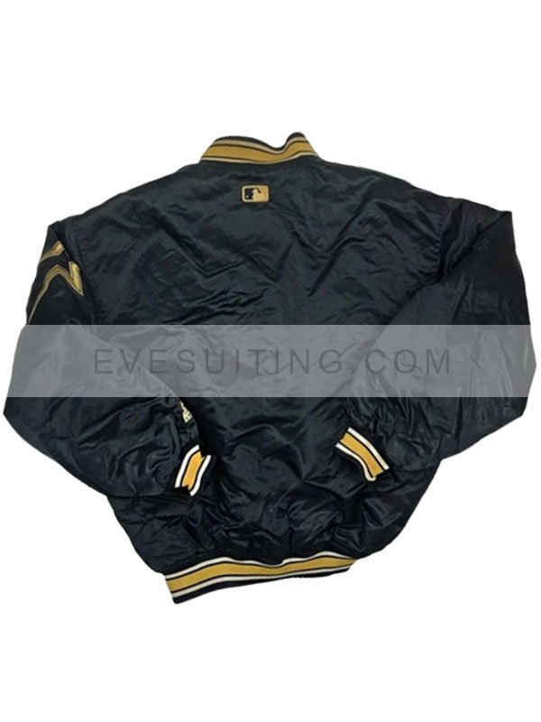 Vintage 90s Starter Houston Navy Blue Astros Varsity Jacket