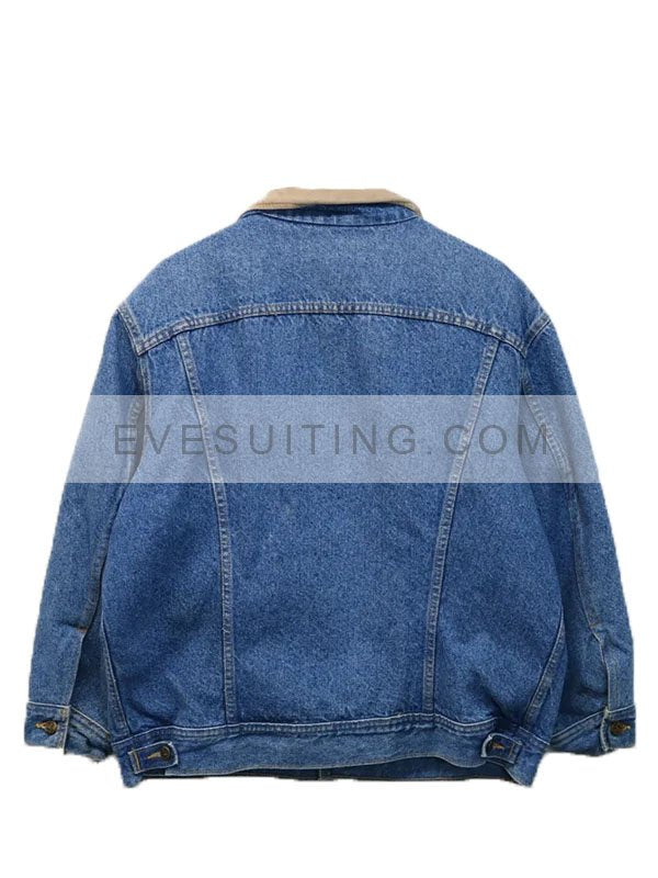 Vintage Lee Storm Rider Blue Denim Buttoned Jacket - Recreation