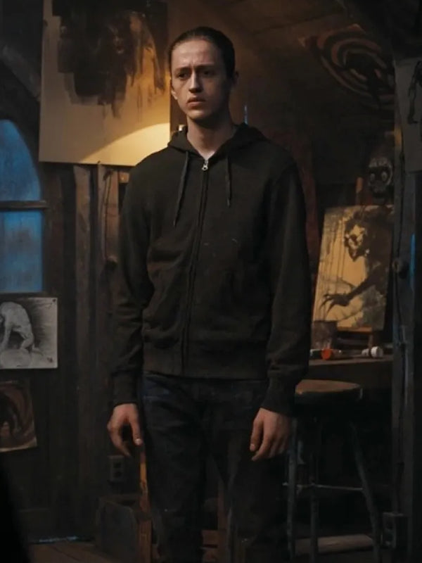 Wednesday 2022 Xavier Thorpe Black Hoodie