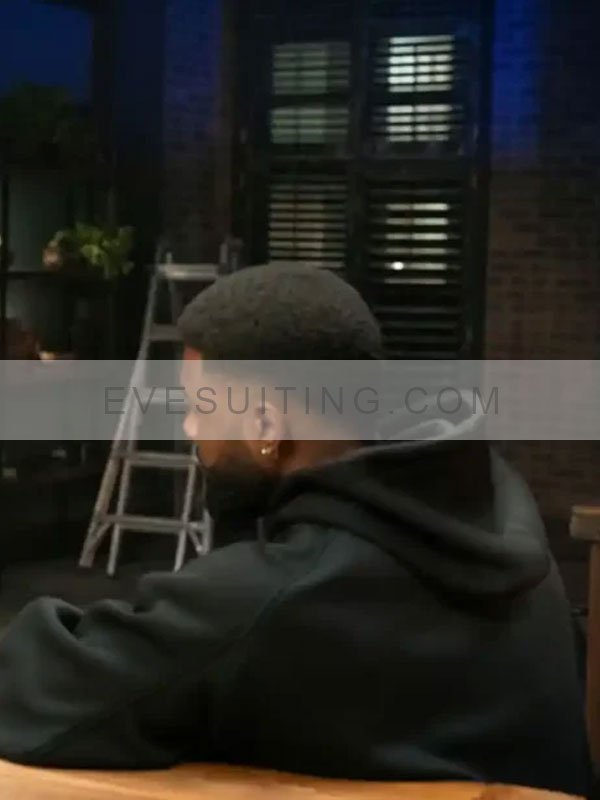 Zyair Movie Mea Culpa 2024 Trevante Rhodes Black Fleece Hoodie