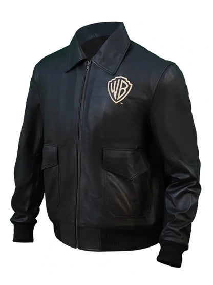 1994 Movie Interview with The Vampire Crew Black Leather Jacket