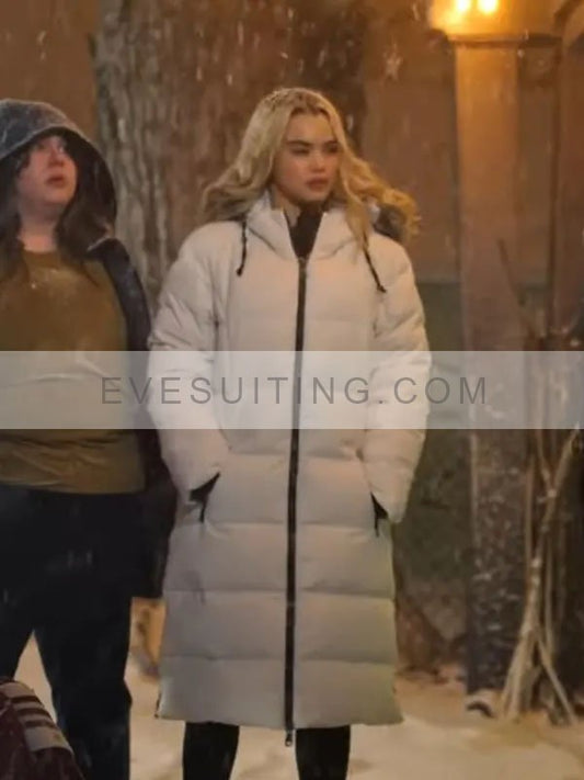 1UP 2022 Vivian Lee White Puffer Coat