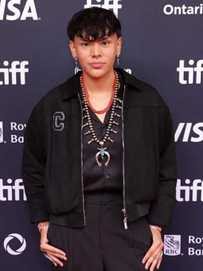 Warlance Yazzie Movie Rez Ball 2024 Jojo Jackson Black Jacket