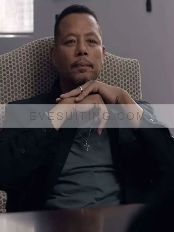 Brian Sutter Movie Crescent City 2024 Terrence Howard Black Cotton Jacket