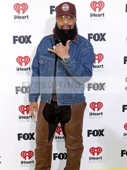 Blanco Brown iHeartRadio Music Awards 2024 Denim Jacket