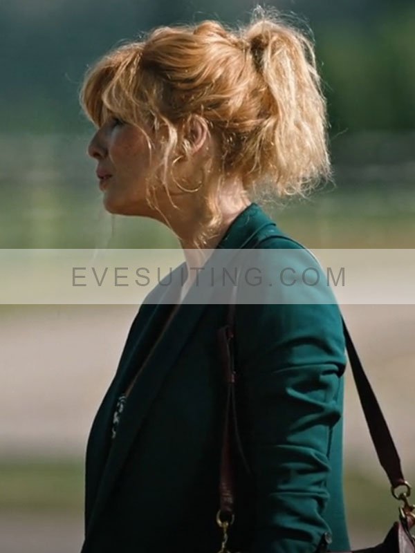 Kelly Reilly Teal Blazer