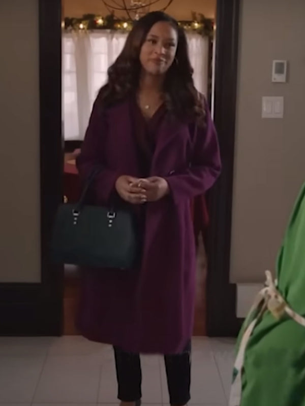 A Christmas Serenade Skye Townsend Purple Coat