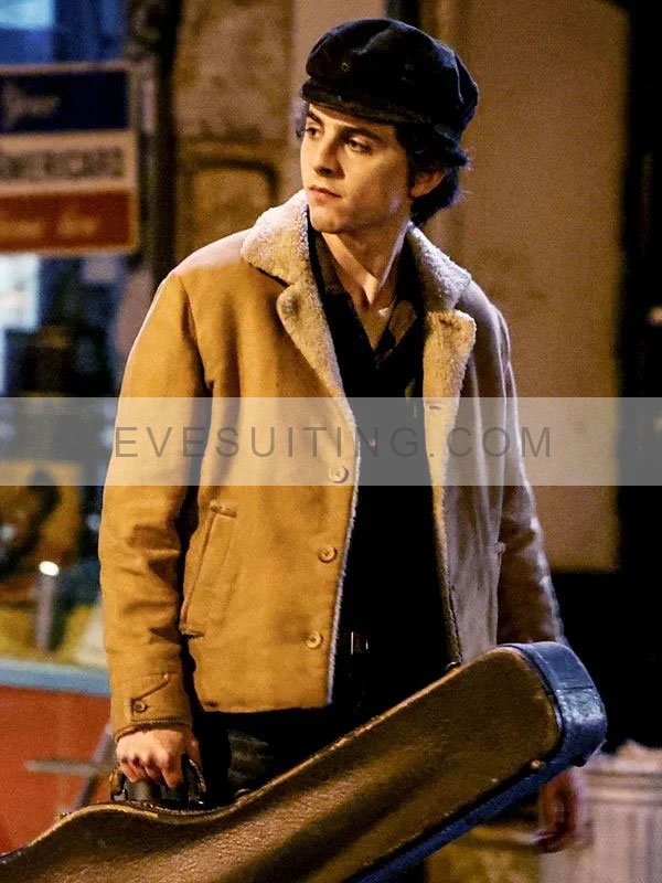 A Complete Unknown Bob Dylan Leather Sherpa Jacket
