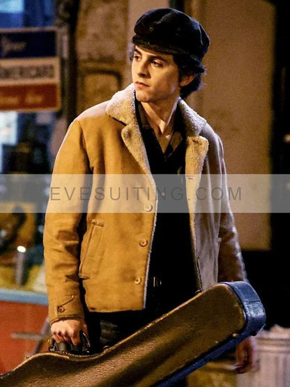 A Complete Unknown Bob Dylan Leather Sherpa Jacket
