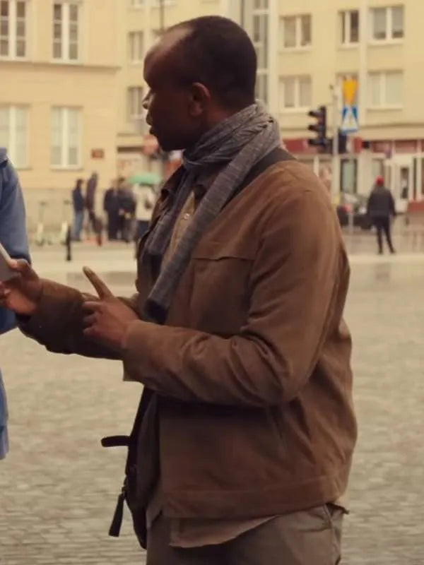 A Real Pain 2024 Kurt Egyiawan Brown Jacket