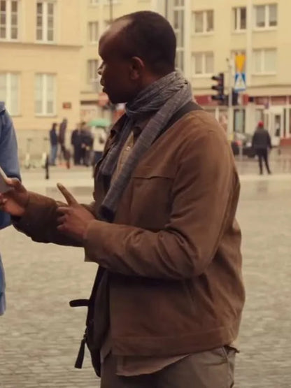 A Real Pain 2024 Kurt Egyiawan Brown Jacket