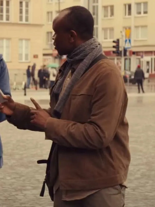 A Real Pain 2024 Kurt Egyiawan Brown Jacket