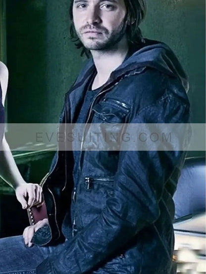 Aaron Stanford Tv Series 12 Monkeys James Cole Leather Jacket