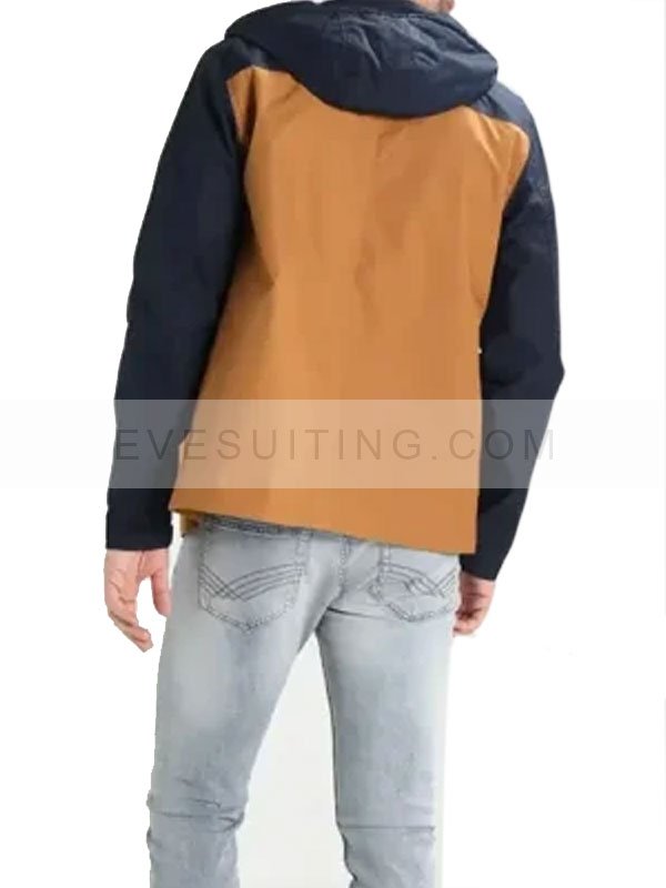 Adam Devine Pitch Perfect 2022 Blue & Brown Hooded Jacket