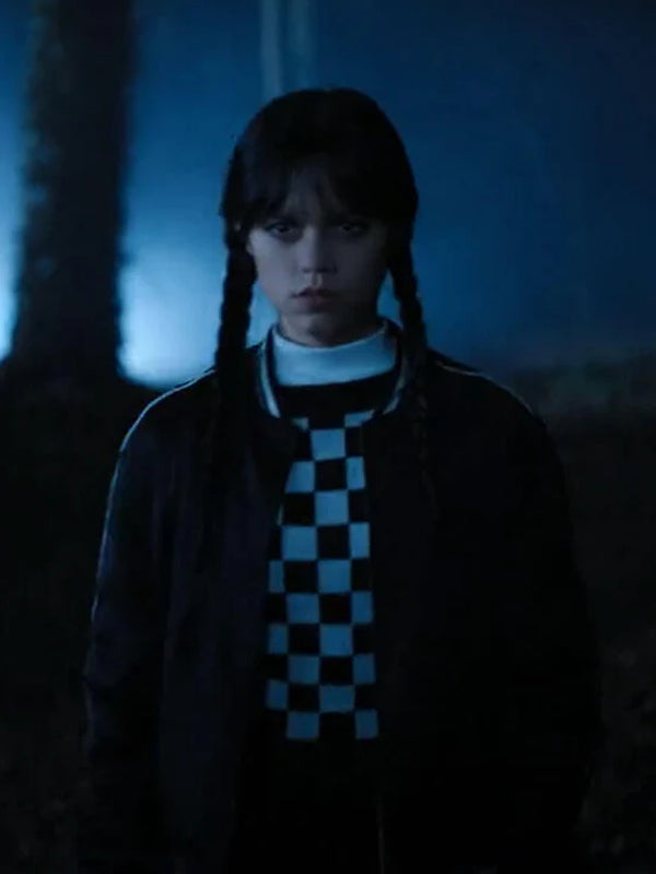Addams Wednesday Bomber Jacket