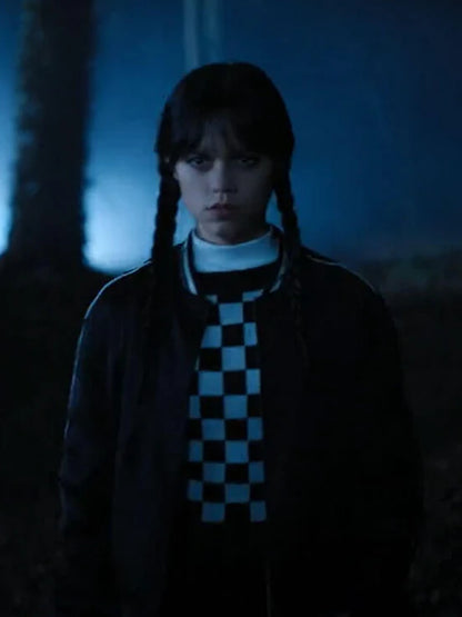 Addams Wednesday Bomber Jacket