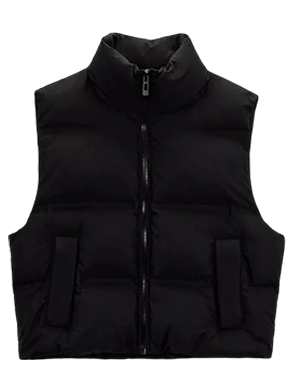 Addams Wednesday Puffer Vest