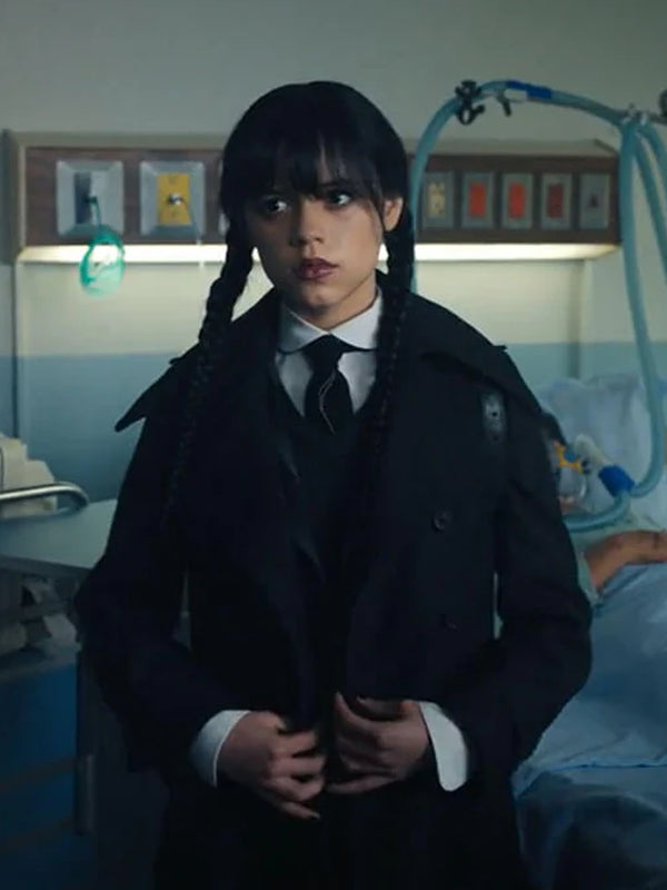 Addams Wednesday Trench Coat