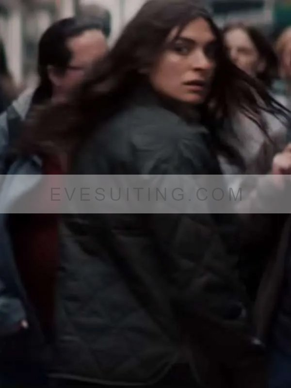 Adilah El Idrissi The Veil 2024 Yumna Marwan Green Quilted Bomber Jacket