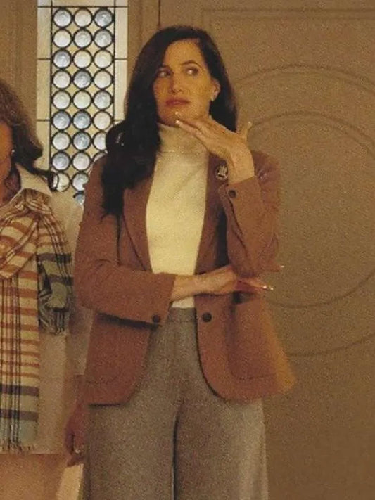 Agatha All Along 2024 Agatha Harkness Brown Blazer