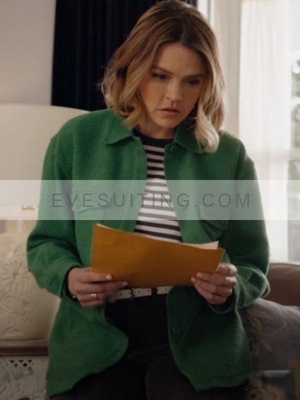 Aimee Teegarden Green Jacket