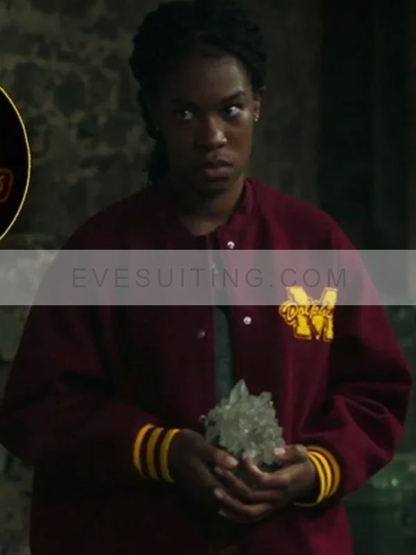 Precious Mustapha Aisha Fate The Winx Saga Season 2  Maroon Varsity Jacket