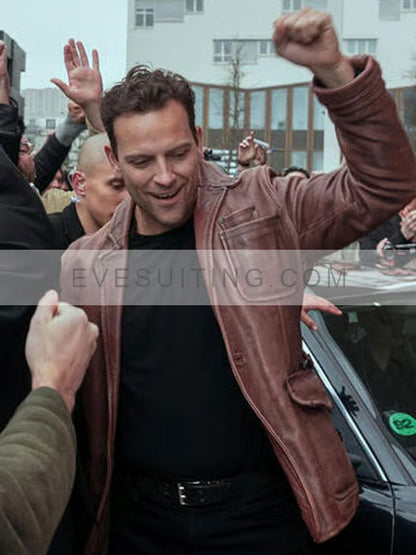 Alessandro Borghi Leather Jacket