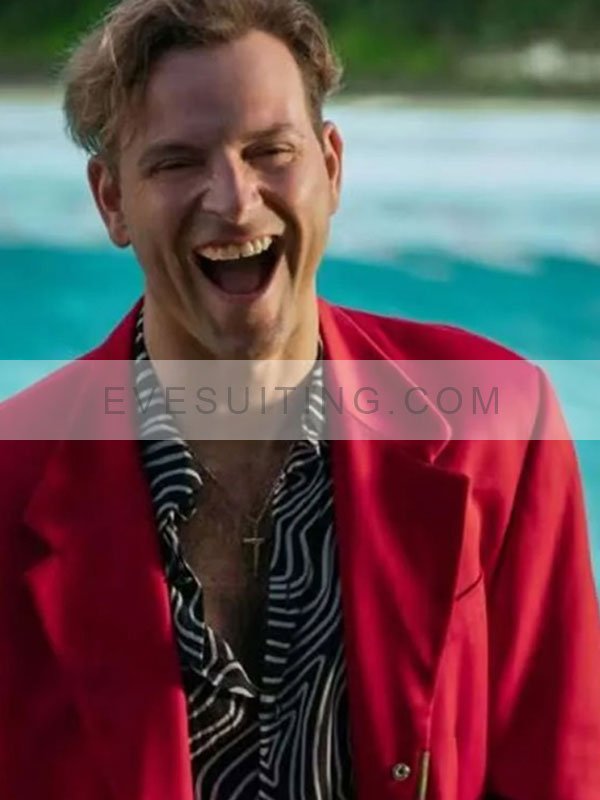 Alessandro Borghi Red Blazer
