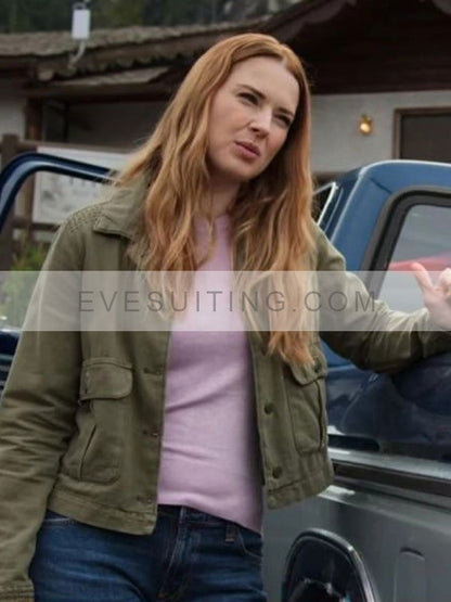 Alexandra Breckenridge Melinda Monroe Virgin River S02 Green Jacket