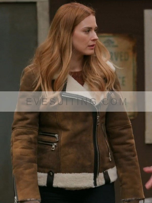 Alexandra Breckenridge Shearling Jacket