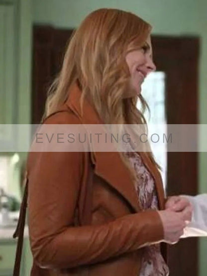 Alexandra Breckenridge Tv Series Virgin River S04 Melinda Monroe Leather Jacket