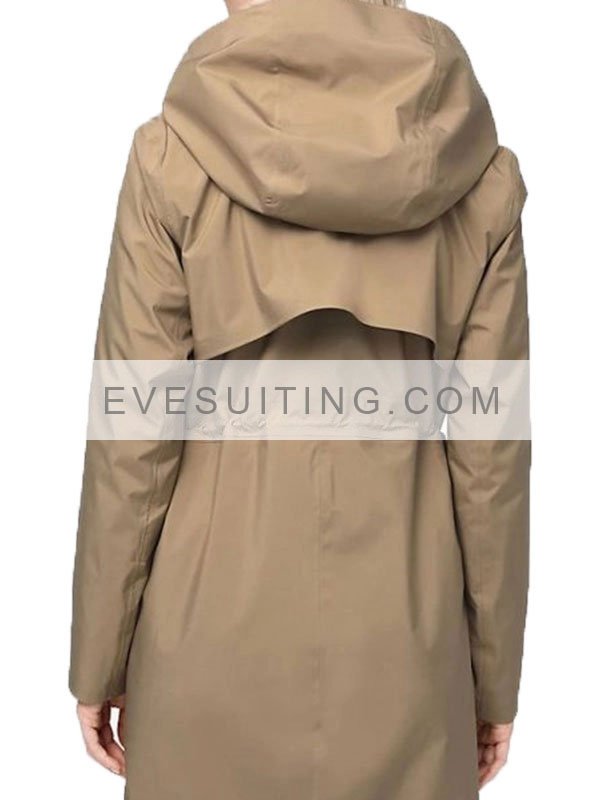 Alexandra Breckenridge Virgin River Melinda Monroe Beige Hooded Coat