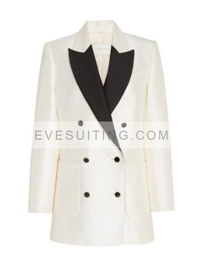Dynasty Season 5 Alexis Carrington White Blazer