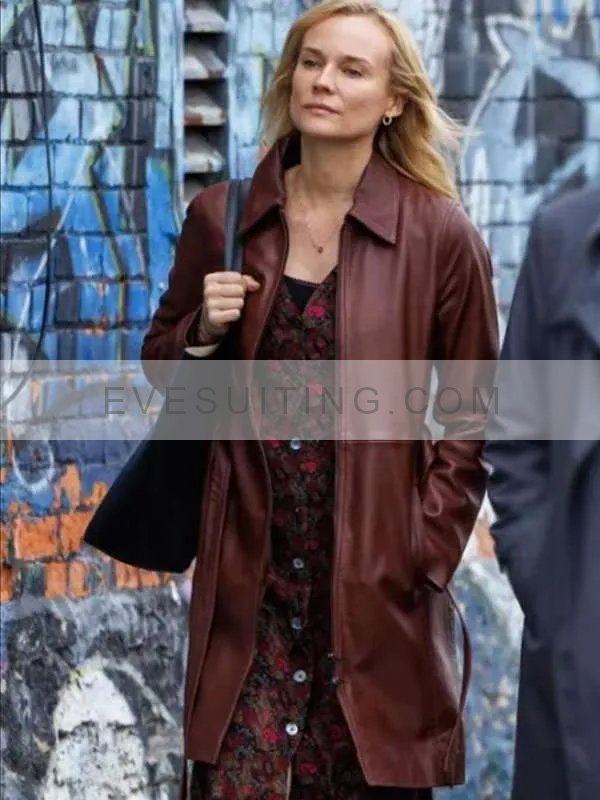 Alice Longing 2024 Leather Coat