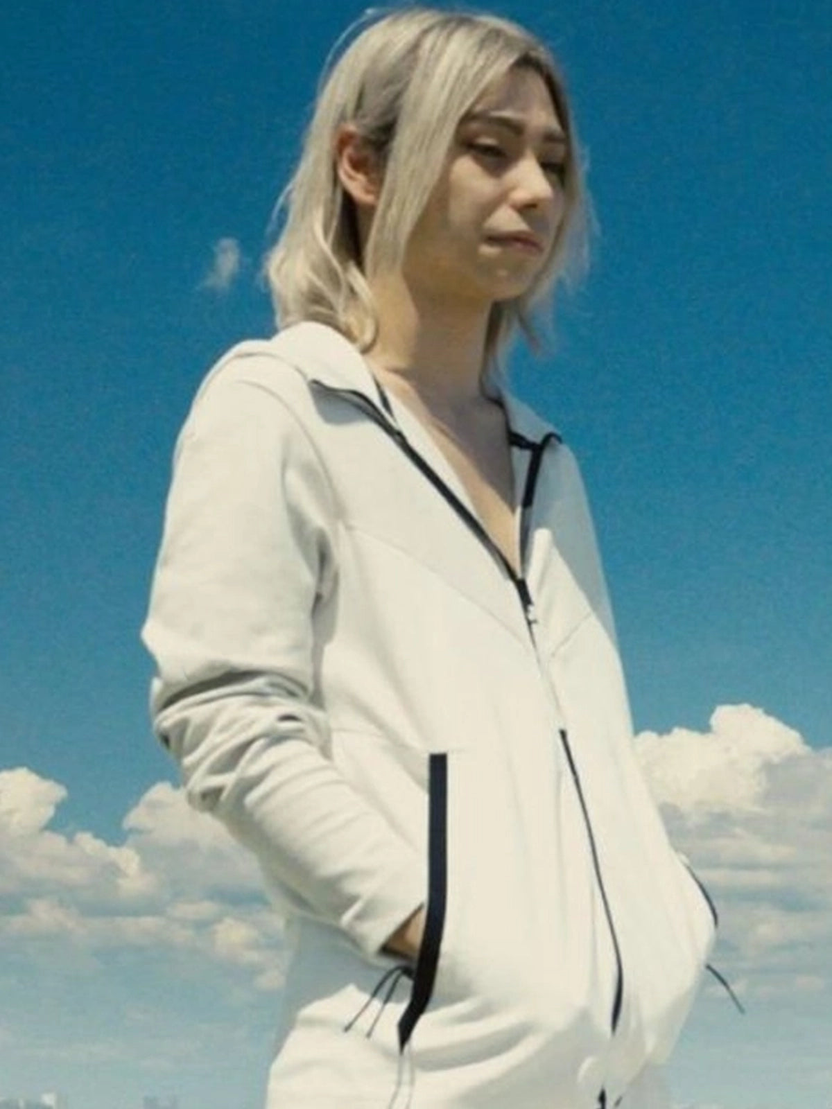 Alice in Borderland Shuntaro Chishiya White Hoodie