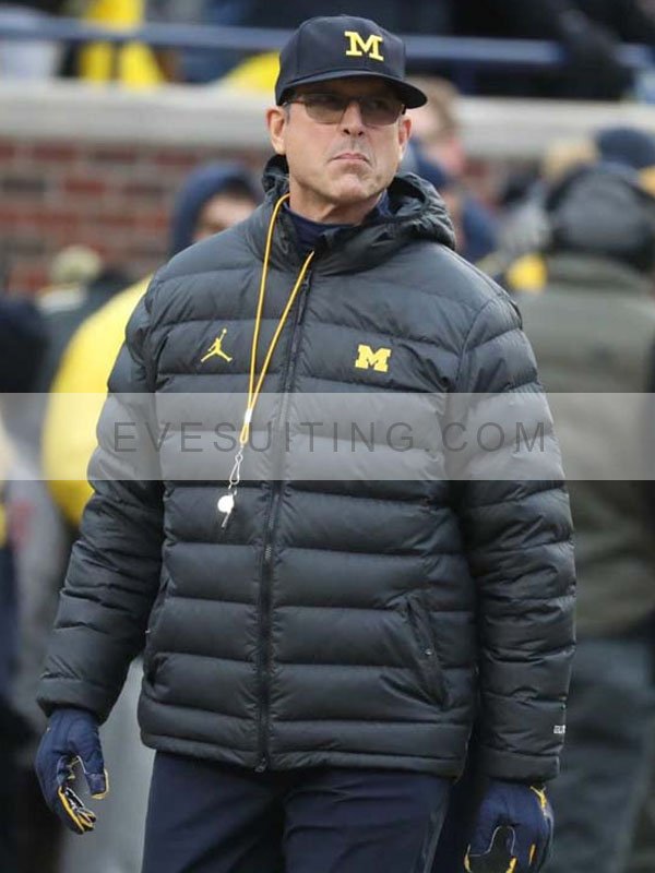American Football Coach Jim Harbaugh Jacket