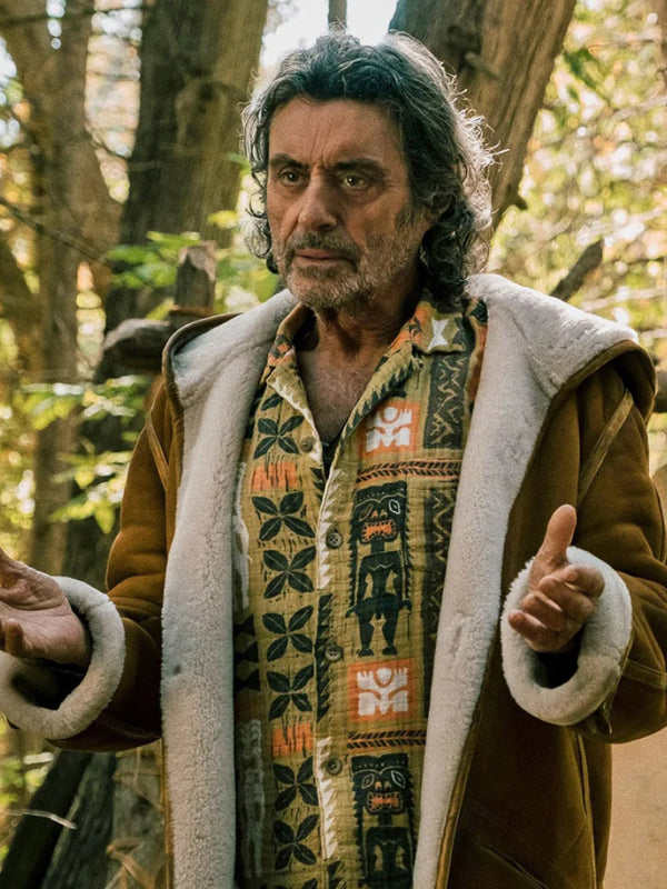 American Gods Mr. Wednesday Shearling Jacket