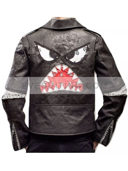 American Singer Daft Punk Julian Casablancas Shark Black Leather Jacket