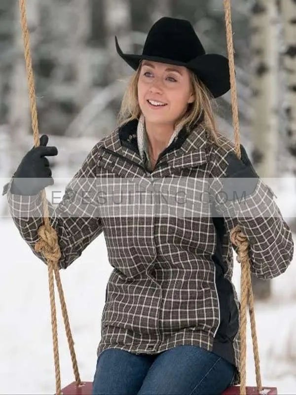 Amy Fleming Heartland Plaid Jacket