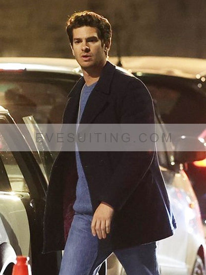 Andrew Garfield Blue Peacoat