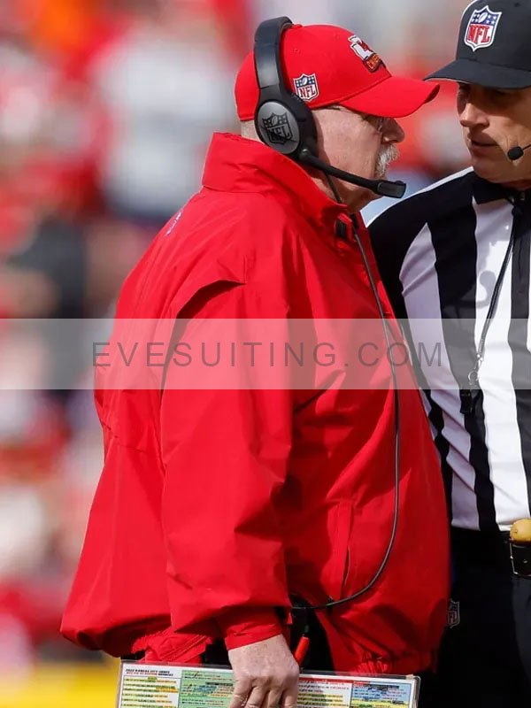 Andy Reid Kansas City Chiefs 2023 Red Jacket