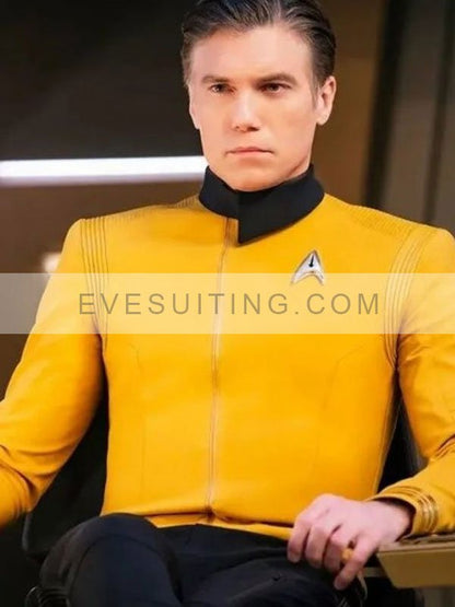 Anson Mount New Worlds Christopher Pike Yellow Jacket